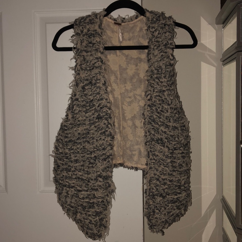 Free People Fuzzy Vest